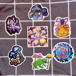 Zumiez Stickers - Trippy goth set 2
